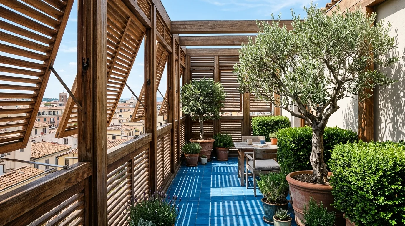 Enclosed Garden Seating Nook